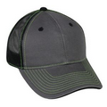 Sandwich Visor with Hook/ Loop Tape Closure Mesh Back Cap